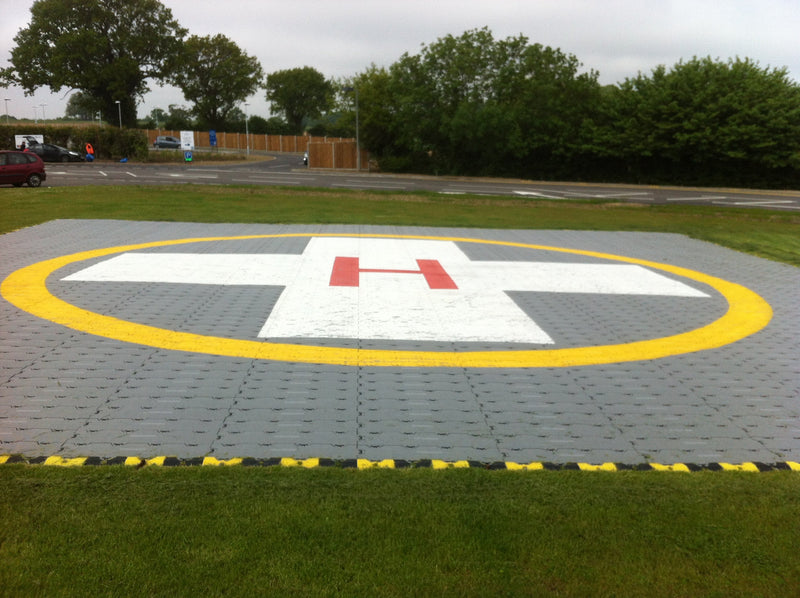 How to Set Up a Safe Temporary Helipad with Ground Mats