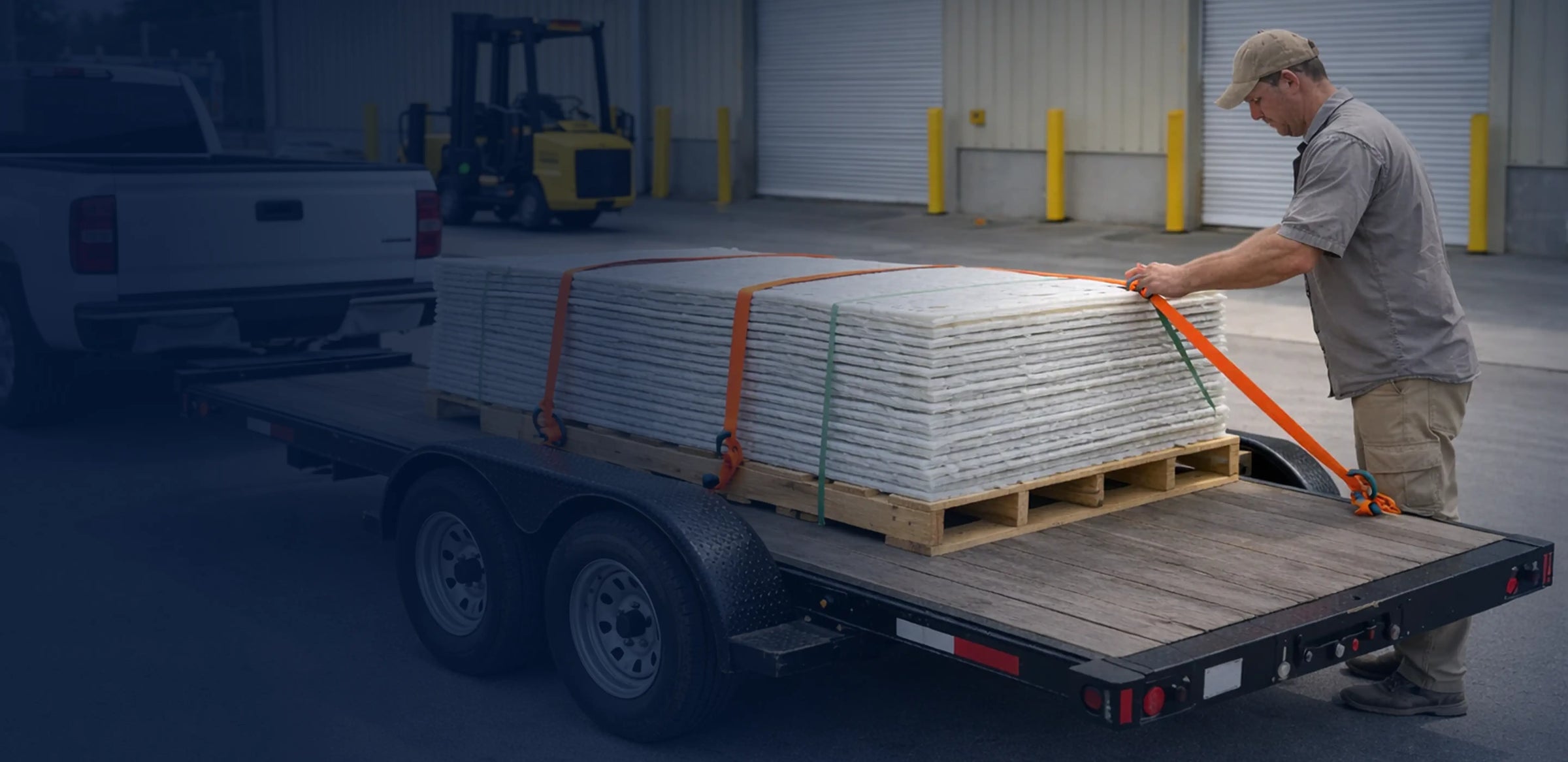 Local Pickup for Ground Protection Mats