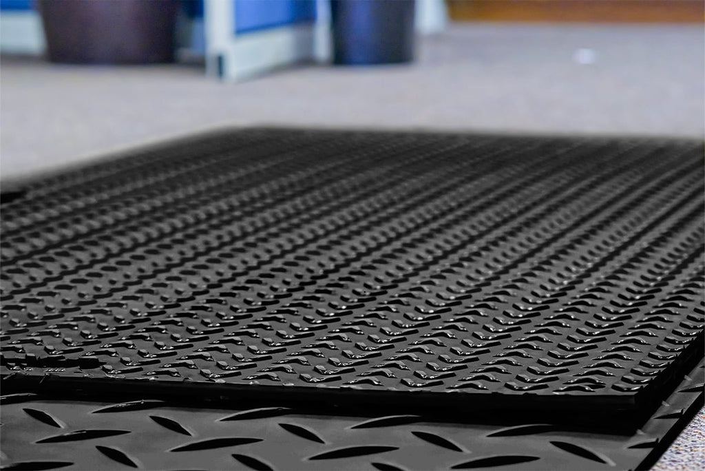 Black Ground Protection Mats 2'x8' - Blue Gator Pro