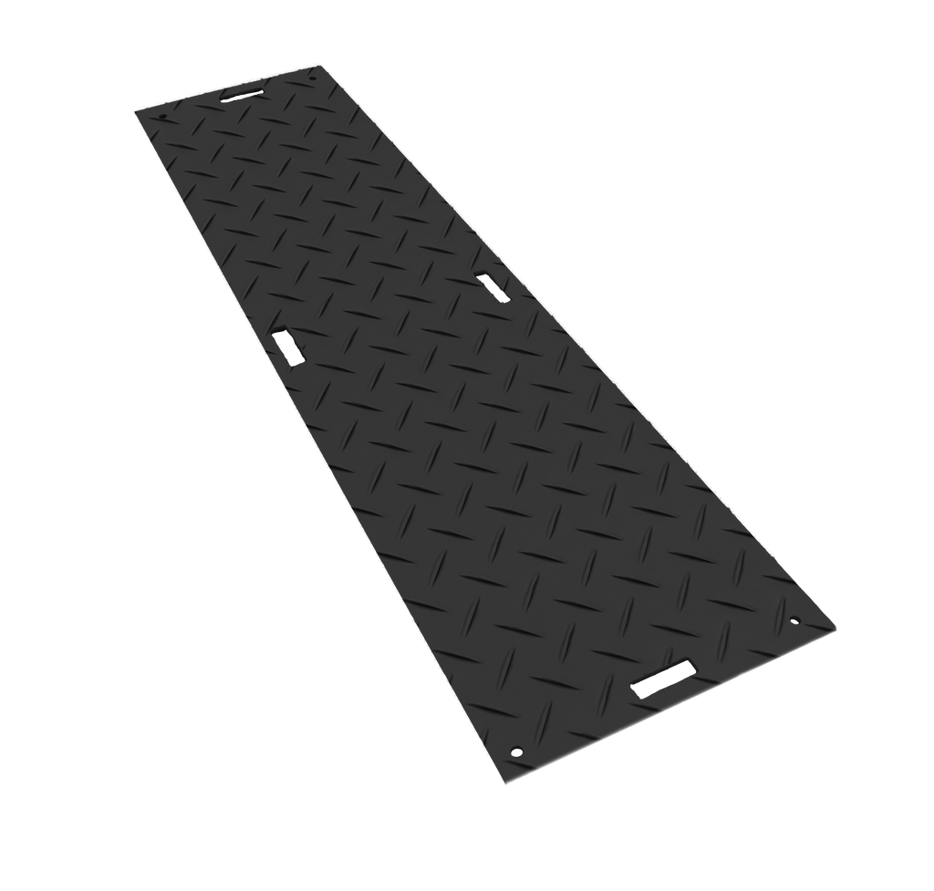 Black Ground Protection Mats 2'x8' - Blue Gator Pro