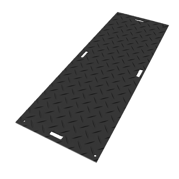 Blue Gator 3'x 8' Heavy Duty Ground Protection Mats - Non - Slip, Waterproof, Recyclable HDPE Mats for Construction & Landscaping - Made in USA - Blue Gator Pro
