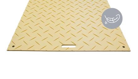 Blue Gator 4'x 8' Lite Ground Protection Mats - Non - Slip, Waterproof, Recyclable HDPE Mats for Construction & Landscaping - Made in USA - Blue Gator Pro