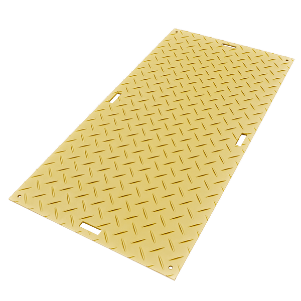 Blue Gator 4'x 8' Lite Ground Protection Mats - Non - Slip, Waterproof, Recyclable HDPE Mats for Construction & Landscaping - Made in USA - Blue Gator Pro