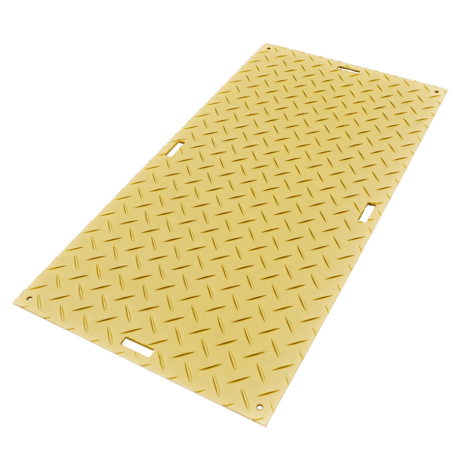 Blue Gator 4'x 8' Lite Ground Protection Mats - Non - Slip, Waterproof, Recyclable HDPE Mats for Construction & Landscaping - Made in USA - Blue Gator Pro