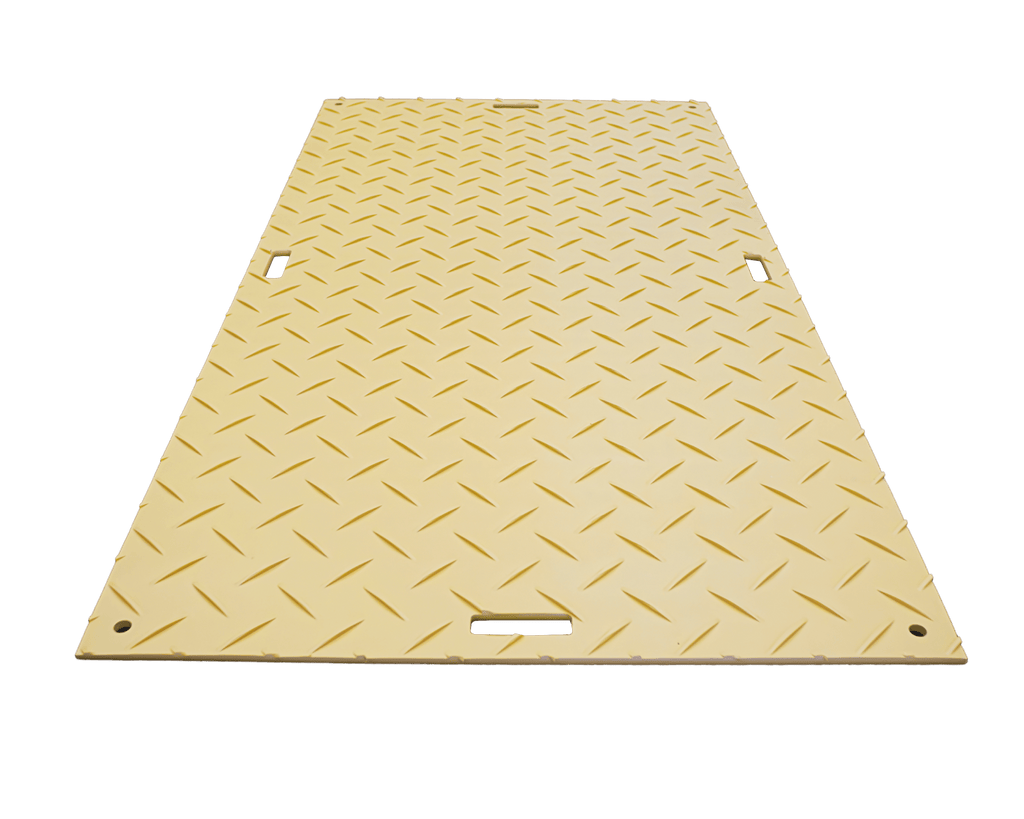 Blue Gator Diamond Marine 4'x 8' Heavy Duty Ground Protection Mats - Non - Slip, Waterproof, Recyclable HDPE Mats for Construction & Landscaping - Made in USA - Blue Gator Pro
