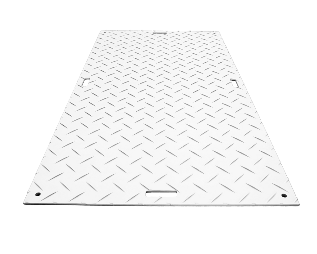 Blue Gator Diamond Marine 4'x 8' Heavy Duty Ground Protection Mats - Non - Slip, Waterproof, Recyclable HDPE Mats for Construction & Landscaping - Made in USA - Blue Gator Pro
