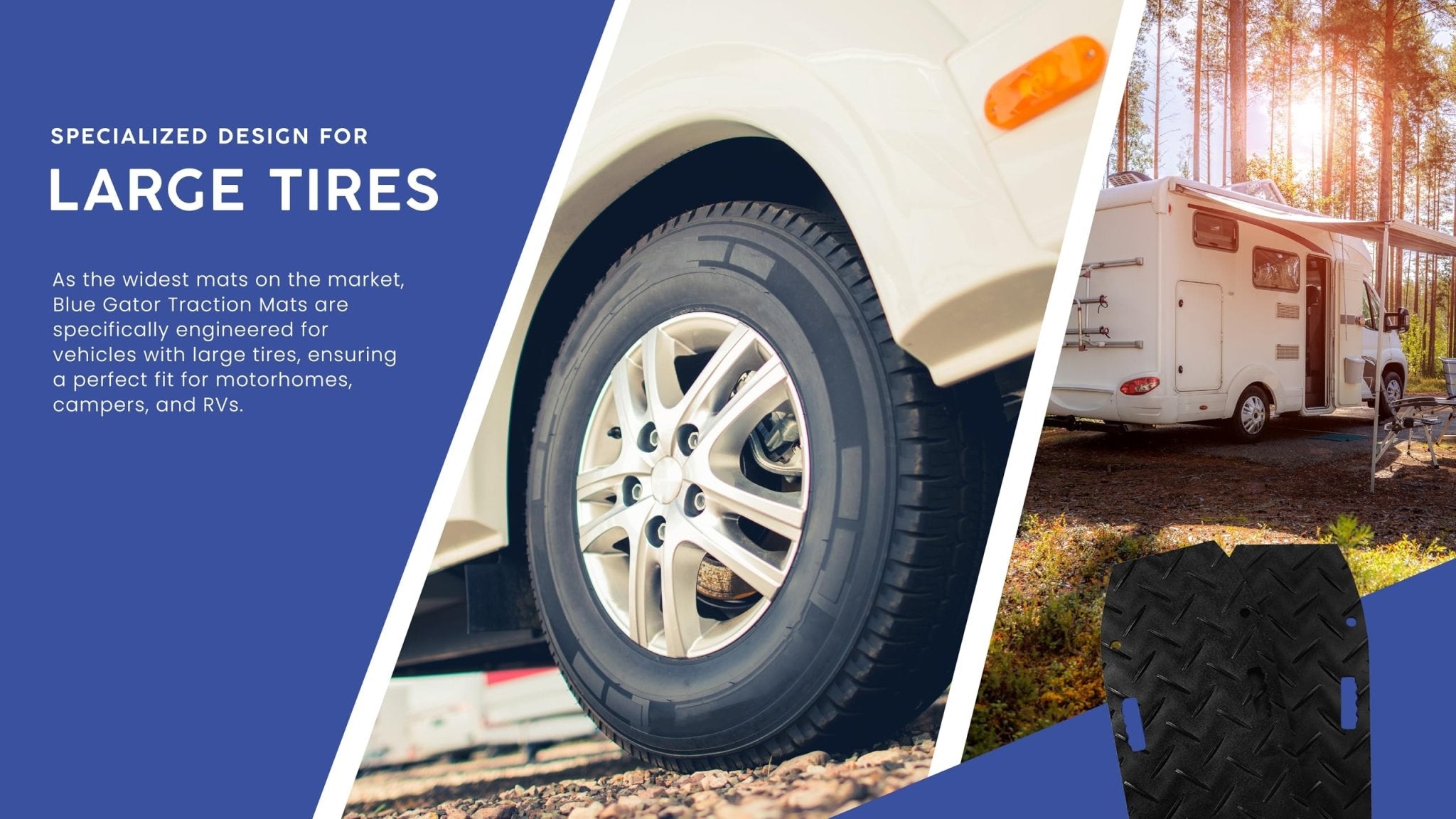 traction bands for peg perego gator Blue Gator Traction Mats with Infused Rubber