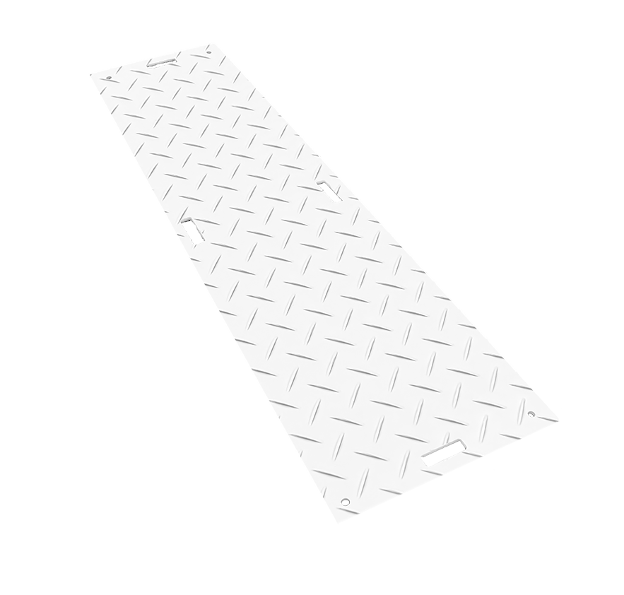 Natural/White Ground Protection Mats 2'x8' - Blue Gator Pro