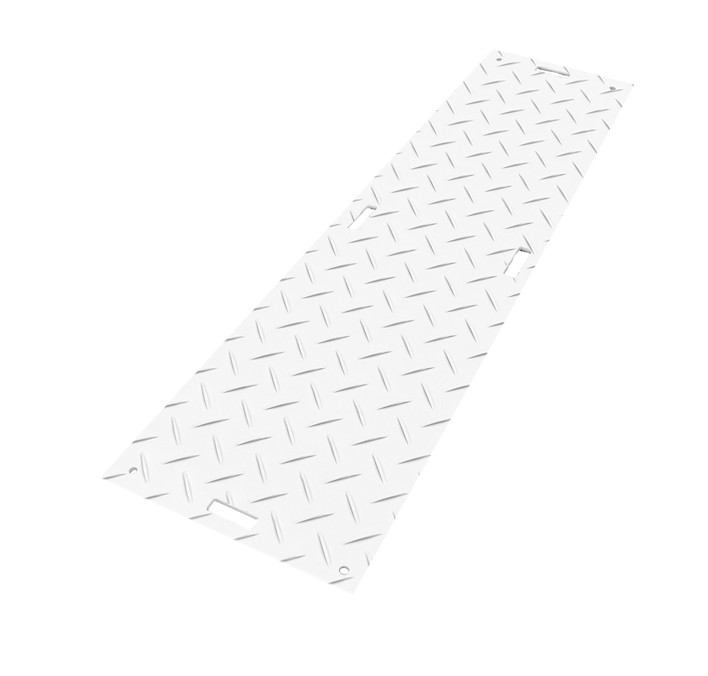 Natural/White Ground Protection Mats 2'x8' - Blue Gator Pro